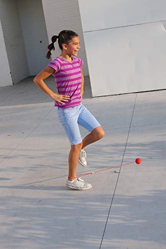 Just Jump It Skipper Ball-Skip Ball Toy - Active Outdoor Youth Fitness Toy - Yellow - Thumbnail 3