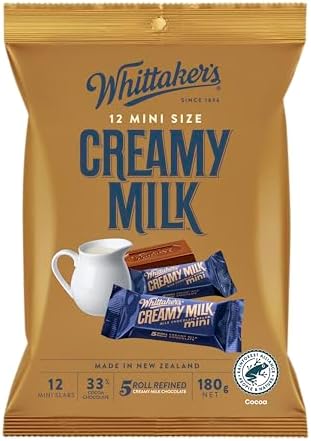 Whittaker's Creamy Milk Mini Slab (12 x 15g)