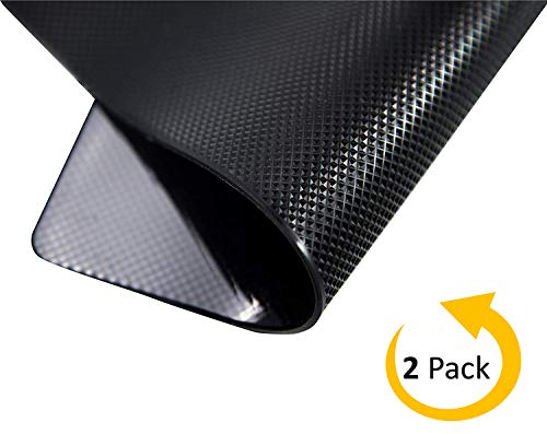 Versatile Car Dashboard Sticky Pad, Heat-Resistant Non-Slip Mounting Mat for Cell Phone, Sunglasses, Keys, Coins and More (2 Pack)