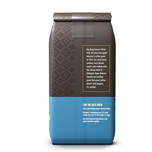 PEET’S COFFEE, MEDIUM ROAST GROUND COFFEE, 100% ARABICA COFFEE – OFF THE GRID BLEND 10.5 OUNCE BAG
