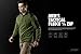 CQ-HKZ01-DGY_Medium CQR Men's Tactical 1/4 Zip Fleece Military Outdoor Army Sport Slim Fit Sweatshirt HKZ01