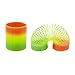 Super Z Outlet Classic Novelty Colorful Rainbow Neon Plastic Spring Toy for Birthday Party Favors, Bag Fillers, Gift (12 Pack)