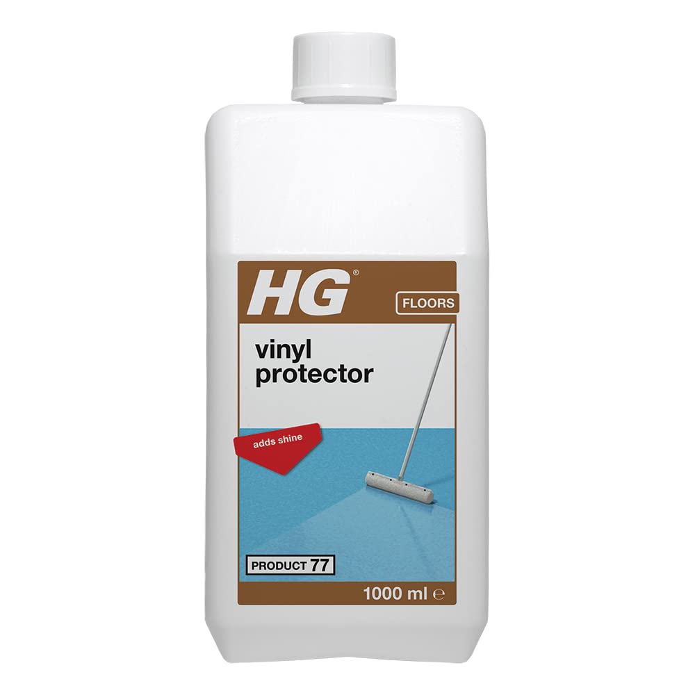 HG Vinyl Protector, Product 77, Protective Coating Glass Polish for Artificial Flooring, Protects Against Wear & Tear, Scratches & Damage, Non Slip Formula – 1L (113100106)