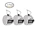 Handheld Tally Counter, Teenitor® Metal Compact 4 Digit Number Clicker Golf Sport Manual Finger Handheld Tally Counter with A Metal Hoop for Convenient Carry