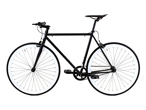 Golden Cycles Single Speed Fixed Gear Bike with Front & Rear Brakes