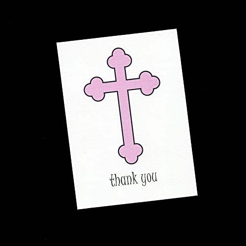 Amazon.com: Thank You Cards, Pink Cross (Set of 20) : Handmade Products