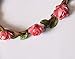 Gellwhu 14pcs Womens Girls BOHO Beach Rose Flower Elastic Headbands Garlands