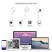 Earphones Earbuds with Remote and Mic 3.5mm Jack Headphones Standard Retail Packaging Wired Ear Buds for iPhone,iPad, iPod,Samsung Galaxy and Android Cell Phones,2Pack (Black&White)