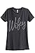 Wifey Cursive Women's Relaxed T-Shirt Tee Charcoal Grey X-Large