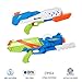 iBaseToy 2 Pack Super Water Gun, 10M Long Range Squirt Guns Water Soaker Blaster for Kids Adults,1000CC/ 570CC High Capacity Squirt Toy Water Fighting Toys for Boys Girls