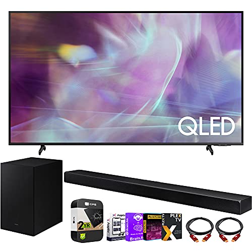 Samsung QN43Q60AA 43 Inch QLED Q60A 4K Smart TV (2021) Bundle with HW