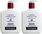 Neutrogena Norwegian Formula Intensive Moisture Wrap Body Treatment, Fragrance Free, 10.5 oz, 2 pk