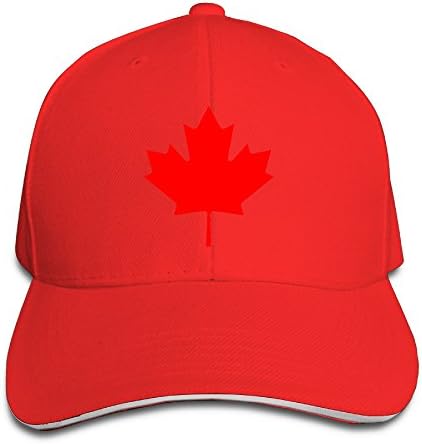 Matthew Schrock Canada Maple Leaf Unisex Hat Men Womens Baseball Hat Peaked Cap Outdoor Sport Cap Snapback Hats Red