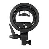 PRO Godox S-type S-EC Speedlite Bracket Holder for Elinchrom Mount Speedlite Flash Snoot Softbox