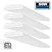 FAITHSAIL 60W LED Wraparound Light 4FT LED Office Lights, 7200 Lumens 4000K, 4 Foot Flush Mount Wrap Shop Puff Ceiling Lighting Fixtures for Garage Workshop, Fluorescent Light Replacement, 4 Pack
