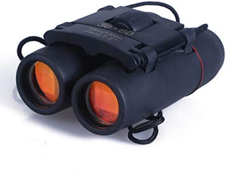 Amazon.com : 30x60 Compact Zoom Binoculars Long Range Folding HD Powerful  Mini Telescope Bak4 FMC Optics for Hunting Sports Camping : Camera & Photo