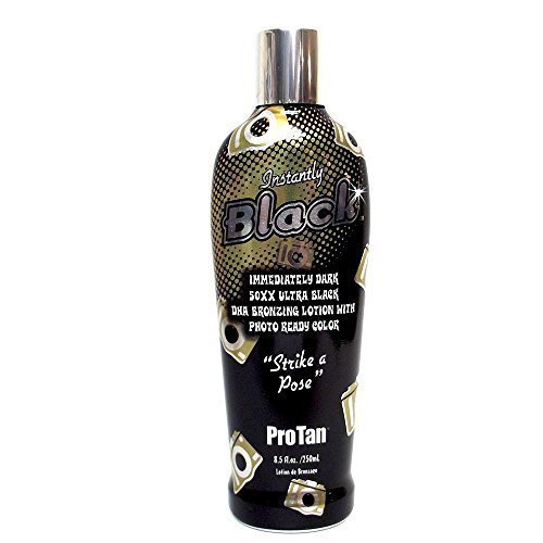 Pro Tan INSTANTLY BLACK Immediately Dark DHA Bronzer - 8.5 oz.