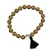 Tassels (10 pcs) with Jump Ring for Jewelry Making, Crafts, Decor, DIY 1” in White, Black, Navy Blue, Pink, Red, Green, Purple for Earrings, Necklace, Bracelet, Mala, Pillows, Zipper (Black)