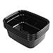 Anbers 14 Quart Dish Pan, Black, 4-Pack