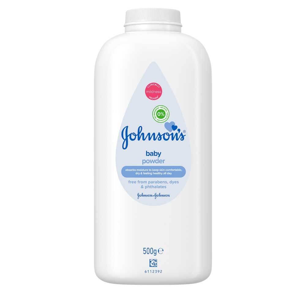 Johnson's Baby Powder 2 x 500ml (1000g Powder)