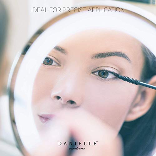 Danielle LED Lighted TwoSided Makeup Mirror, 15X Magnification, Chrome