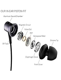 Soowood - Auriculares inalámbricos con Bluetooth, bajos mejorados, resistente al sudor, batería de 8 horas, micrófono integrado, ajuste seguro para deportes, para gimnasio, correr y entrenamiento...