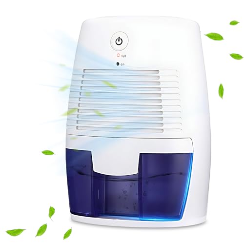 Deshumidificador para Cuarto,Deshumidificador para la Humedad Silencioso,Apagado Automático,500L,Adecuado para armarios,dormitorios,cocinas,oficinas,guardarropas, baños,garajes,etc.