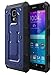 E LV Case for Galaxy Note 4 Case Shock Absorption/HIGH Impact Resistant Full Body Hybrid Armor Protection Defender Case Cover for Samsung Galaxy Note 4 - [Dark Blue/Black]