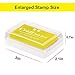 Stamp Pads, ANRAIN Fingerprint Ink Pad for Kids, Washable Craft Ink Pads for Rubber Stamps, Paper, Scrapbooking, Fabric (Pack of 12)