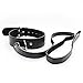 Demarkt Leather Belt Neck Collar Restraint Bondage Kits Sex Toys Black