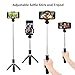 DOKRO Selfie Stick Tripod Stand Holder Extendable with Bluetooth Remote for iPhone x 8 6 7 plus Android Samsung Galaxy S7 S8 Blackberry Huawei