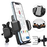 Air Vent Phone Holder for Car,Car Vent Phone Mount, Cell Phone Car Mount, Adjustable Air Vent Hook Clip Cradle Compatible iPhone 11 Pro Max XR XS Max Xs X 8 7 6Plus,Galaxy S10 S10+ S9 Note 9 Lg Etc.