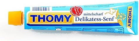 Thomy Mustard Tube 3.4 oz each (3 Items Per Order)