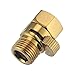 Brass Shut Off Valve Shower Flow Control Valve G 1/2 for Hand Shower, Shower Head, and Bidet Sprayer