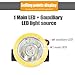 Rechargeable LED Mining Headlamp for Hard Hat Helmet, Explosion-Proof Waterproof Miner Headlight with Clip, Coal Mining Flashlight for Hunting, Fishing, Camping, Construction, Caving, Repair