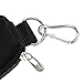 Hipiwe Essential Oil Key Chain Carrying Case - Holds 10 5/8 Dram (2 ml) Vials Bottles - Portable Essential Oils Keychain Pouch Kit Travel Bag for Oil Bottles(without bottles) (Black)