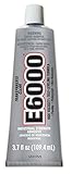Eclectic Products 220011 12 Pack 3.7 oz. E-6000 High Viscosity Multi-Purpose Adhesive, Clear