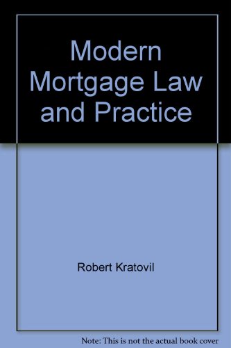 Modern mortgage law and practice