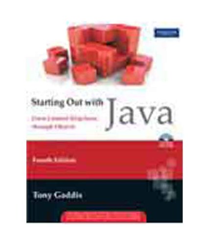 Starting out with JAVA: From Control Structures through Objects: Gaddis ...