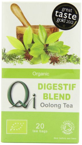 Qi Organic Digestif Oolong Tea 20 Teabags (Pack of 6, Total 120 Teabags)