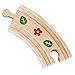 Hape Kids Wooden Railway Lazy Caterpillar Train Set