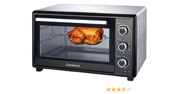 CORBERO CHS550BICRL HORNO ELECTRICO SOBREMESA CHS550BICRL : Amazon.es:  Hogar y cocina