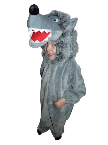Fantasy World Wolf Halloween Costume, Fancy Dress Up, Sizes: 9mths-8, F49