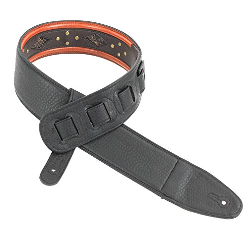 Walker & Williams GTR-10 Dark Brown with Python Diamond Inserts & Brass Rivets - Thumbnail 5