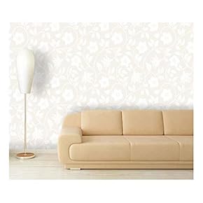 Large Wall Mural - Seamless Floral Pattern | Self-Adhesive Vinyl Wallpaper/Removable Modern Decorating Wall Art -66" x 96"
