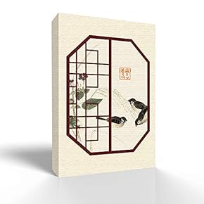 Canvas Wall Art Traditional Chinese Style Pictures Home Wall Decorations for Bedroom Living Room Paintings Canvas Prints Framed - 12x18 inches