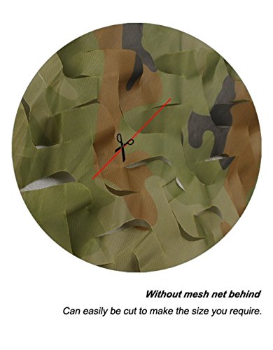 HYOUT Camo Net, Woodland Camouflage Netting Military Sunshade Nets Camping Hunting Shooting Blind Sunscreen Netting Camouflage Party Decoration