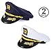 Tigerdoe Mini Hat Headbands - Yacht Captain Costume Headbands (2 Pack)