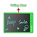 CHIPSHINE 10 inch LCD Writing Tablet, Portable LCD Writing Board Can Be Used As Drawing Board Bulletin Board Family Note Daily Planner Learning Tools For Kids, Student,Office Worker (Green)