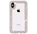 Jesiya iPhone Xs Max Case, 3D Glitter Sparkle Bling, Clear Crystal Protective Cover with Rhinestone Diamonds, Lightweight, Compatible with iPhone Xs Max